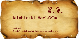 Malobiczki Harlám névjegykártya